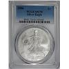 Image 1 : 2006 AMERICAN SILVER EAGLE, PCGS MS-70  PERFECT! PCGS PRICE GUIDE=$210.00