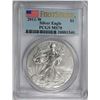 Image 1 : 2011-W AMERICAN SILVER EAGLE, PCGS MS-70  FIRST STRIKE  PCGS PRICE GUIDE=$180.00