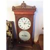 Image 11 : Seth Thomas Double Dial No. 13 Office Calendar Wall