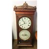 Image 1 : Seth Thomas Double Dial No. 13 Office Calendar Wall