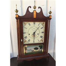 Seth Thomas Off Center Pillar & Scroll Clock