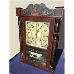 Silas Hoadley Column and Splat Shelf Clock