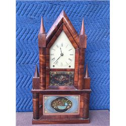 Pond and Barnes Double Steeple Fusee Shelf Clock