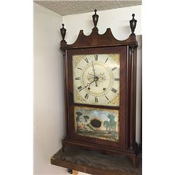 Eli Terry and Sons Pillar and Scroll Shelf Clock
