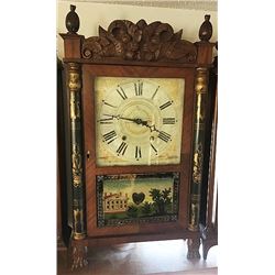 Mitchell and Atkins Column and Splat Shelf Clock