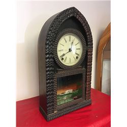 J.C. Brown Beehive Ripple Front Clock