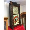 Image 1 : Rodney and Brace Carved Mahogany Shelf Clock