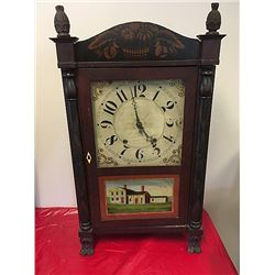 Riley Whiting Column and Splat Shelf Clock