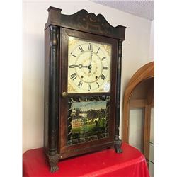 Henry Terry Column and Splat Shelf Clock