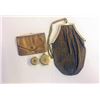 Image 3 : 14kt Gold Ladies Purse, with 3 Piece Set