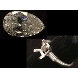 2.01 Carat Diamond & Platinum Setting