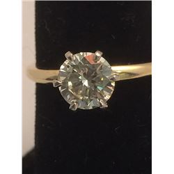 Ladies 14kt Diamond 1ct Solitaire Ring
