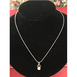 14kt Ladies 1ct. Diamond Pendant/Necklace