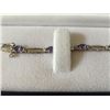 Image 4 : 14kt Ladies Diamond and Amethyst Bracelet