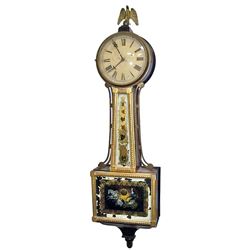 Weight Drive Antique Presentation Banjo Clock