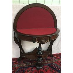 Rosewood Lift Top Game Table