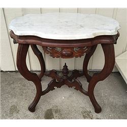Victorian Marble Top Table