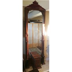 Antique Rennaisance Revival Pier Mirror