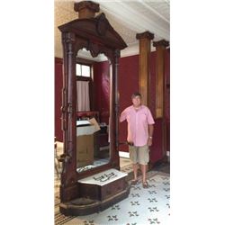 Renaissance Revival Hall Mirror