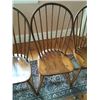 Image 3 : 4 Early New England Windsor Bow Back Chairs