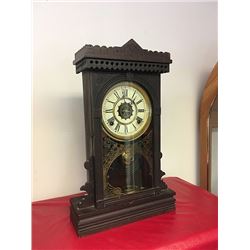 Eastlake Carved Mantel Clock