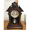 Image 1 : Waterbury Clock Co. Black Walnut Shelf Clock