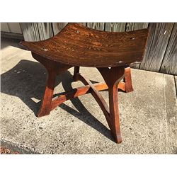 Arts and Crafts Oak Stool
