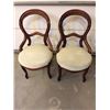 Image 1 : Pair of Victorian Walnut Ladies Side Chairs