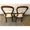 Image 2 : Pair of Victorian Walnut Ladies Side Chairs