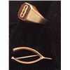 Image 1 : 10kt Gold Ring and Pin