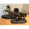 Image 1 : 2 Vintage Clock Statues