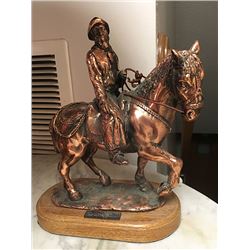Horse and Rider Statue