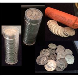3 Rolls of Silver Quarters