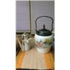 Image 1 : Porcelain Cracker Jar and Teapot