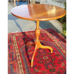 Cherry Tilt Top Candle Stand