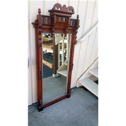 Eastlake Carved Wall Mirror