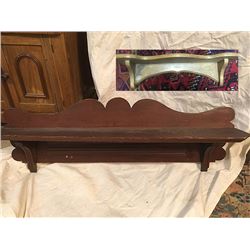 2 Wooden Clock Shelves