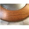 Image 4 : Antique Round Oak Mirror