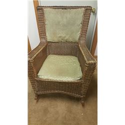 Antique Wicker Rocking Chair