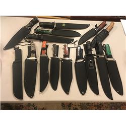 Estate Collection of 15 Knives