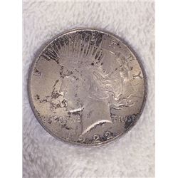 1922 Peace Silver Dollar