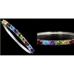 Natural Gemstone Bangle