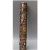 Image 1 : Antique Tibet Buddh Royal Message Tube with Jade & Gems