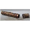 Image 9 : Antique Tibet Buddh Royal Message Tube with Jade & Gems