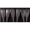 Image 3 : Henry Polonceau (1766-1828) Sterling silver tea spoons (x7) & soup spoons (x12) set - Canada, Quebec