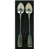 Image 2 : Louis-Philippe Boivin (act. 1842-1856) Sterling silver serving spoon set (x2) - Canada, Quebec, Mont