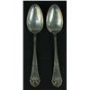 Image 1 : Christian F. Heise (1904-1932) .826 silver spoon set (x2) - Denmark, Copenhagen (1922) Hallmarks - 8