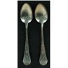 Image 2 : Christian F. Heise (1904-1932) .826 silver spoon set (x2) - Denmark, Copenhagen (1922) Hallmarks - 8