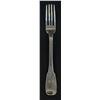 Image 1 : Unknown Maker (XVIII) -  Sterling silver fork - Possibly France (XVIII) Hallmarks - 79.6g (Seminary 