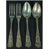 Image 1 : Emile Puiforcat (1857-1947) .950 silver spoons and fork set (2 of each) - France, Paris (XIX-XX) 237